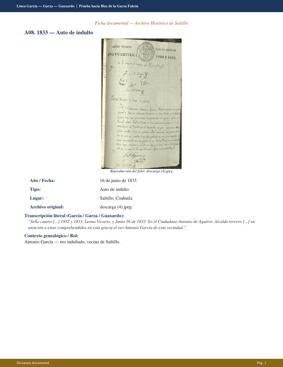 Documento AHS (1833)